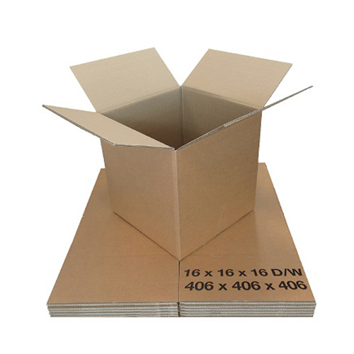40 x Double Wall Storage Packing Boxes 16″x16″x16″ Office Point