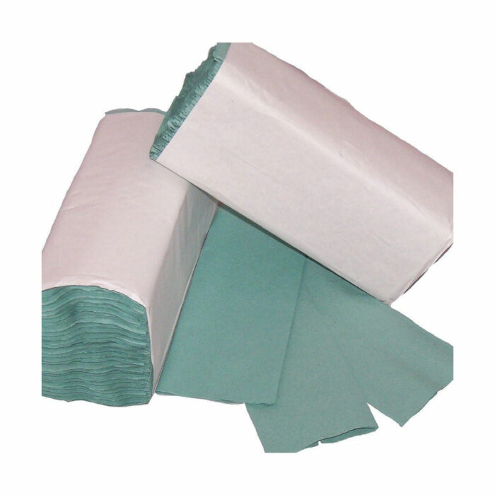 520 x Economy Green 1 Ply CFold Multi Fold Hand Paper Towels Tissues