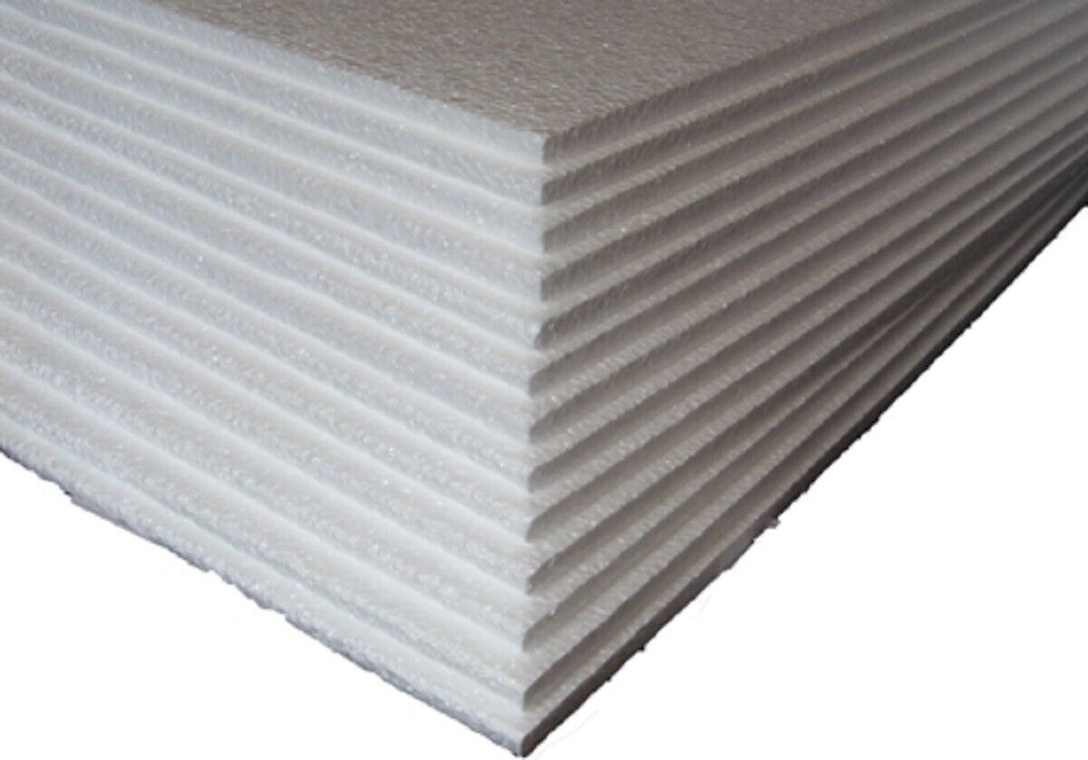10 x Polystyrene Foam Packing Sheets 600x400x10mm Office Point