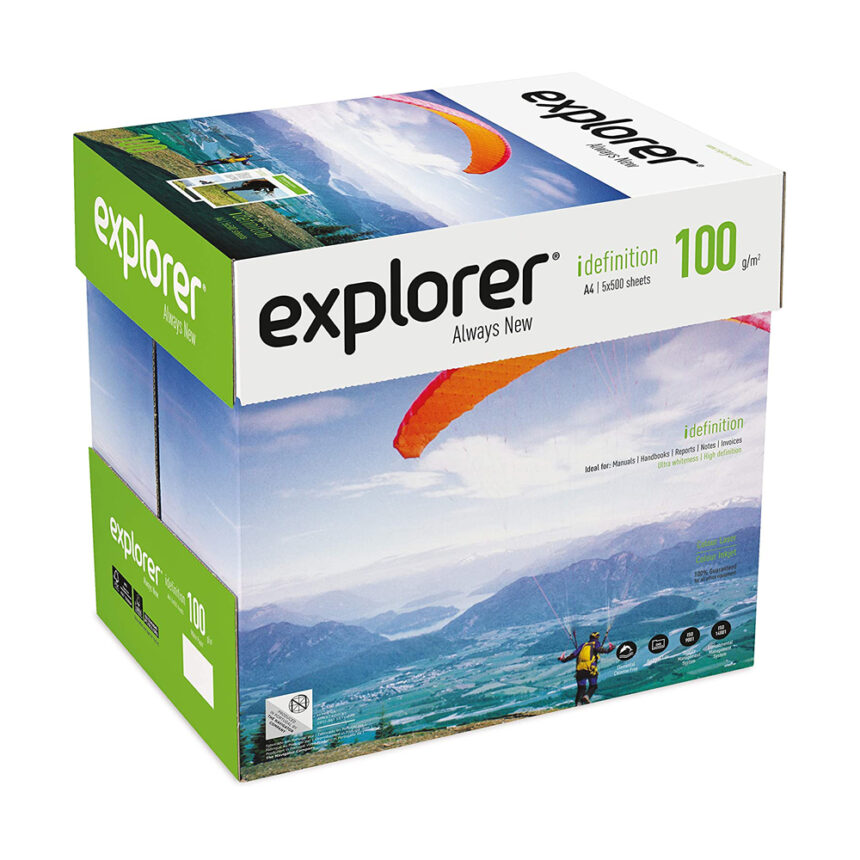 Explorer A4 Printer Paper 100gsm high performance paper