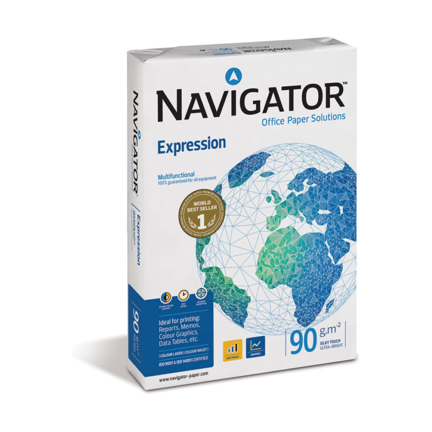Navigator A4 Printer Paper 90gsm Ream 500 Sheets Office Point