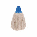 2Work 12oz Twine Rough Socket Mop Blue (Pack of 10) PJTB1210I