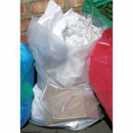 2Work Polythene Bags 90L 50 Per Roll Clear (Pack of 250) 2W06255