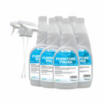 2Work Furniture Polish Trigger Spray 750ml (6 Pack) 2W07251