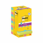 Post-it Super Sticky Z-Notes 76x76mm 90 Sheets Cosmic VALUE PACK 8 + 4 FREE (Pack of 12) R330-SSCOS-