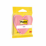 Post-it Notes 70 x 70mm Heart Pink (12 Pack) 2007H