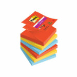 Post-it Z-Notes Playful Colour 76x76mm 90 Sheet (Pack of 6) 7100258797