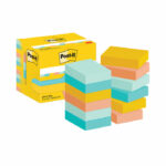 Post-it Beachside Colour 38x51mm 100 Sheet (Pack of 12) 7100259449