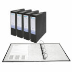 Banner A4 4D 50mm Black Ring Binder