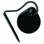 Plastic Desk Set with Cord Black