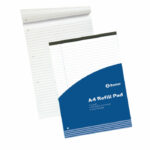 Banner A4 Refill Pad Feint Ruled with Margin 200 Sheets (Pack of 5) 9090007