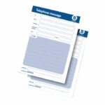 Banner A5 Telephone Message Pad 80 Sheet (Pack of 10) 9095001