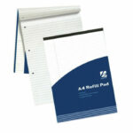 Banner A4 Refill Pad Narrow Feint Ruled with Margin (Pack of 5) 9090017