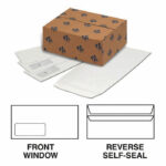 Banner DL Envelope 110x220 Window 90gsm Self Seal White (Pack of 500) 9002506