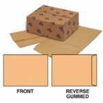 BANNER ENVELOPES 381X254MM 90G GUMMED MANILLA BX250