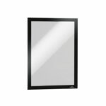 Durable Duraframe Self Adhesive A4 Black (Pack of 2) 4872/01