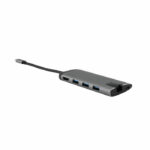 Verbatim USB-C Multiport Hub with USB/3 x HDMI/RJ45/SDHC/M-SDHC 49142