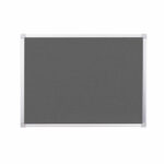Banner Felt Noticeboard with Aluminium Frame 600x900mm Grey 9200001