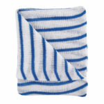 Blue and White Hygiene Dishcloths 16x12 Inches (10 Pack) 100755BU