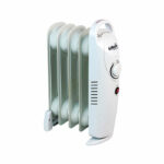 500W Six Fin Baby Oil-Filled Radiator White CRHOF320/H