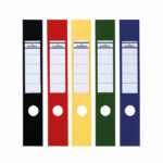 Durable Ordofix Self-Adhesive File Spine Label 60mm Assorted (Pack of 10) 8090/00
