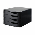 Jalema 4 Drawer Desktop Set Black 2686374299
