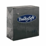Paper Napkins 2-Ply 400mm Black (Pack of 100) 4024BKCOM