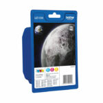 Brother LC1000 Inkjet Cartridge CMY (Pack of 3) LC1000RBWBP