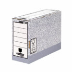 Fellowes Bankers Box Transfer File 120mm Foolscap Grey (Pack of 10) 01805