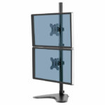 Fellowes Professional Series Free Standing Dual Vertical Monitor Arm 8044001