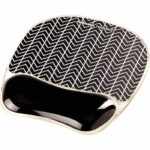 Fellowes Photo Gel Mouse Mat with Wristrest Chevron Design 9653401