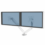 Fellowes Platinum Series Dual Monitor Arm White 8056301