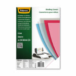 Fellowes Binding Covers A4 200 Micron Clear PET (Pack of 100) 5384701