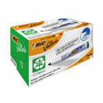 Bic Velleda 1701 Drywipe Marker Green (Pack of 12) 1199170102