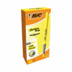 Bic Brite Liner Highlighters Yellow (Pack of 12) 811935