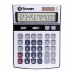 Banner 12 Digit Desktop Calculator (Pack of 1) 0995019