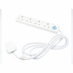 Extension Lead 4 Gang 2m Cable with Surge Protection S4W2MP