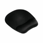 Banner Mouse Pad with Memory Foam Wrist Rest Black HC101Black
