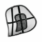 Banner Mesh Back Rest Lumber Support With Massage Beads JS-03 (Pack of 1) 1230508