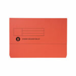 Banner Document Wallet Foolscap Red (Pack of 50) 1230624