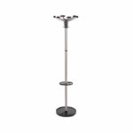 Alba Sevilla Coat Stand 350x350x1720mm Chrome/Black PMSEV