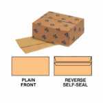 Banner Envelopes 110x220mm Plain Self Seal 80gsm Manilla (Pack of 1000)