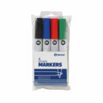 Banner Essentials Bullet Tip Whiteboard Markers Assorted (Pack of 4) 9220010