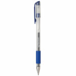 Banner Essentials Rubber Grip Gel Ink Pen Blue (Pack of 10) 9240028