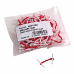 Banner Bar Tag 25mm Red (Pack of 100) FL317P/25MMRED