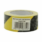 Hazard Tape Black and Yellow 50mm X 33 meters RY2316