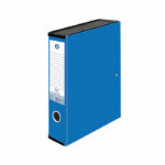 Banner Paper Covered Box File Foolscap 70mm Blue (Pack of 1) 9386002