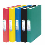 Banner Paper Over Board A4 Ring Binder Black (Pack of 10) 9400075
