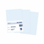 Banner Cut Flush Folder A4 Clear (Pack of 100) 9410003