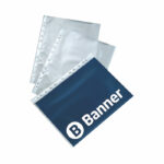 Banner Economy Clear Punched Pockets 40 Micron (Pack of 100) 9410005
